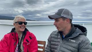 Bronwyn Reid and Derek Nielsen interview, Antarctica, Feb 2020 about business with purpose.