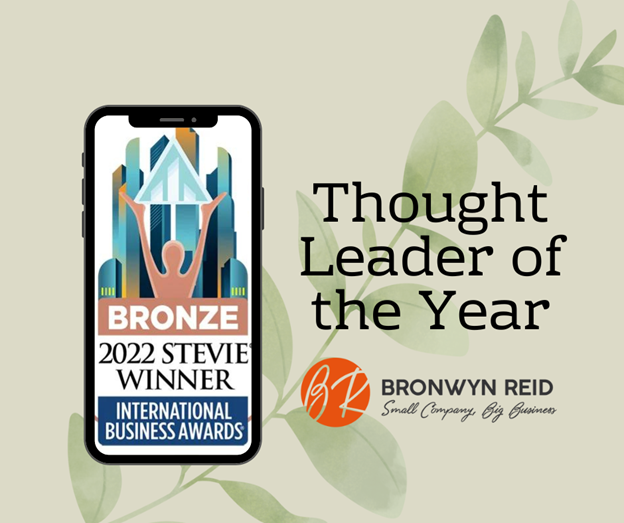 Bronze Stevie Award for Thought Leadership